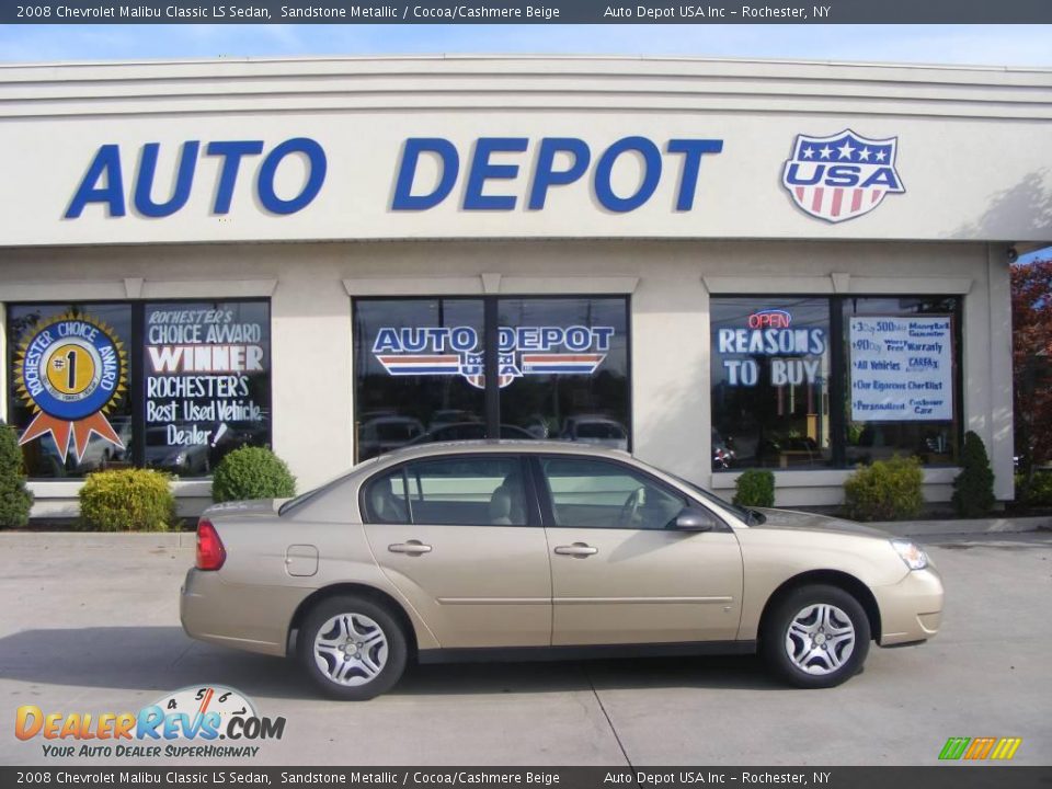 2008 Chevrolet Malibu Classic LS Sedan Sandstone Metallic / Cocoa/Cashmere Beige Photo #1