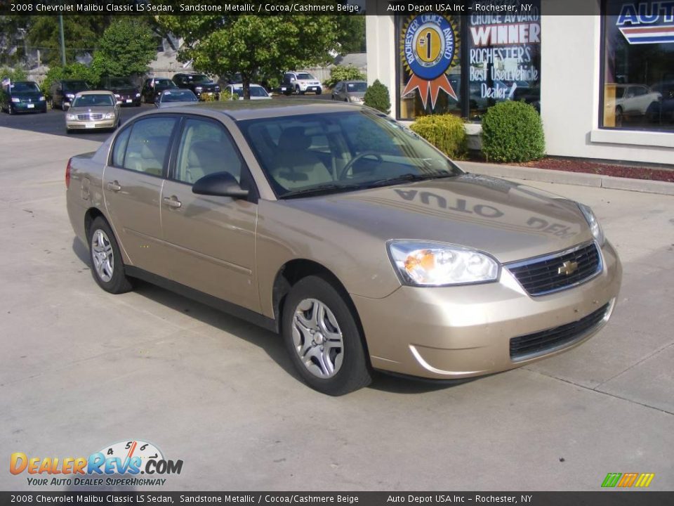 2008 Chevrolet Malibu Classic LS Sedan Sandstone Metallic / Cocoa/Cashmere Beige Photo #2