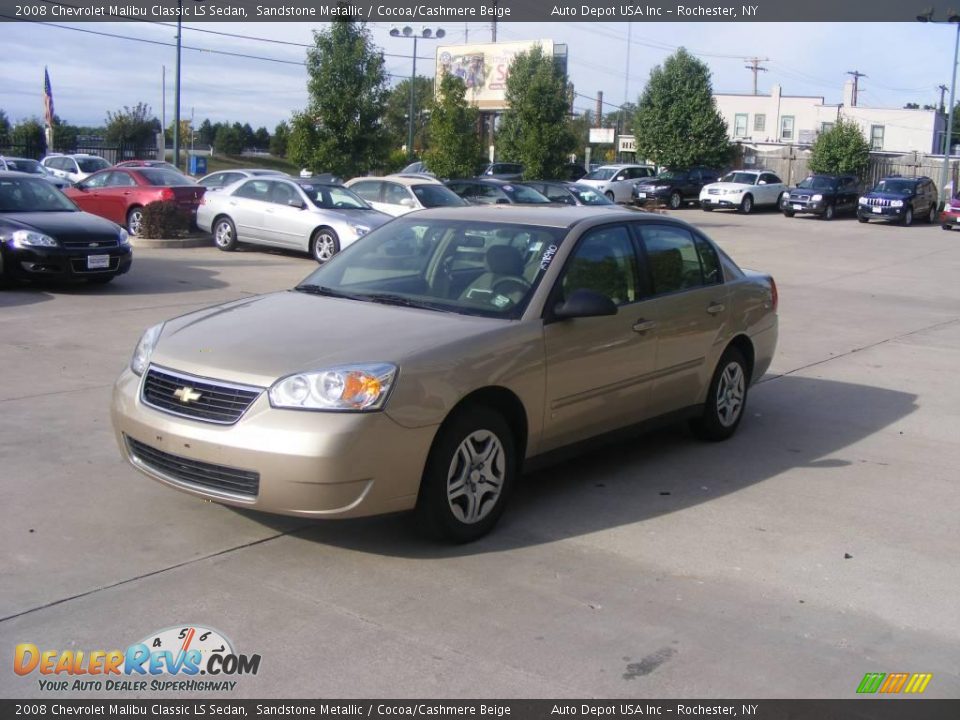 2008 Chevrolet Malibu Classic LS Sedan Sandstone Metallic / Cocoa/Cashmere Beige Photo #4