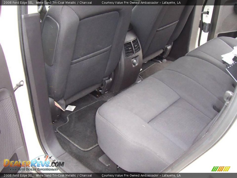 2008 Ford Edge SEL White Sand Tri-Coat Metallic / Charcoal Photo #9