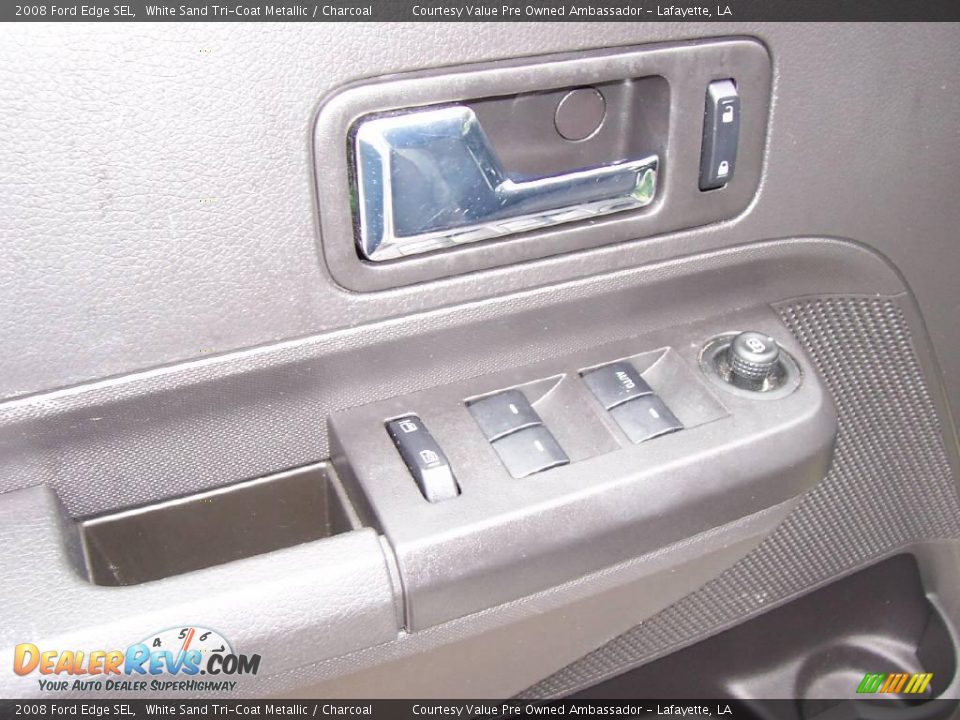 2008 Ford Edge SEL White Sand Tri-Coat Metallic / Charcoal Photo #13