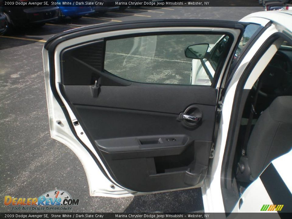2009 Dodge Avenger SE Stone White / Dark Slate Gray Photo #15