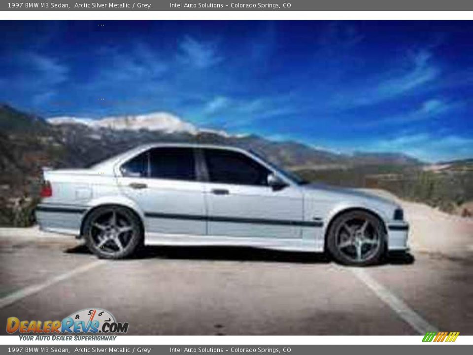 1997 BMW M3 Sedan Arctic Silver Metallic / Grey Photo #1