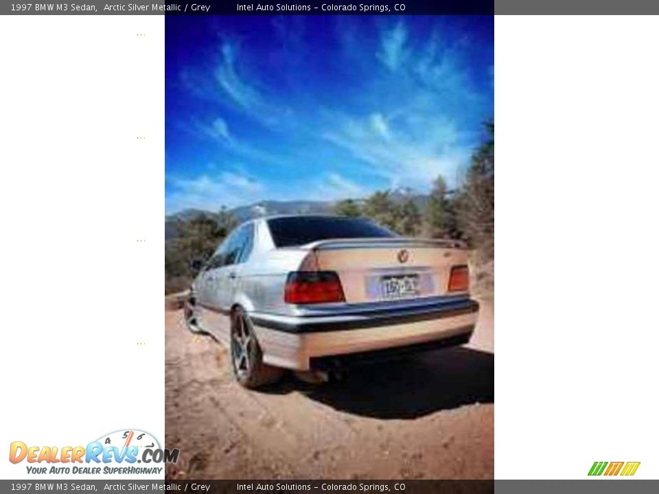 1997 BMW M3 Sedan Arctic Silver Metallic / Grey Photo #2