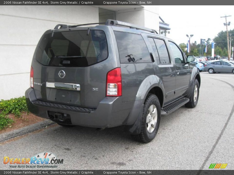 2006 Nissan Pathfinder SE 4x4 Storm Grey Metallic / Graphite Photo #3