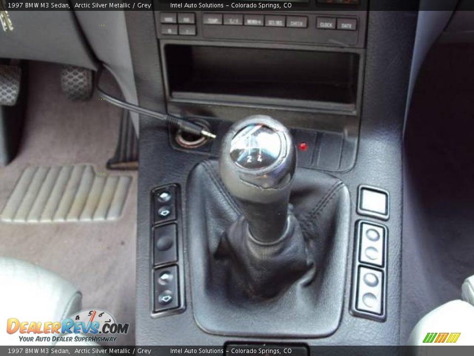 1997 BMW M3 Sedan Arctic Silver Metallic / Grey Photo #8