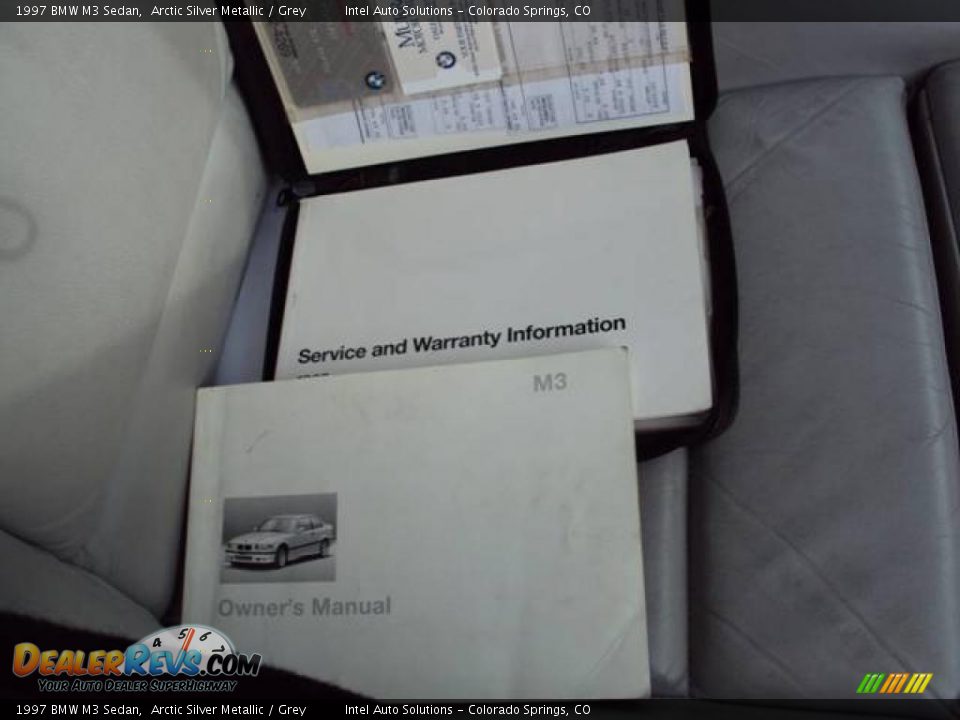 1997 BMW M3 Sedan Arctic Silver Metallic / Grey Photo #9