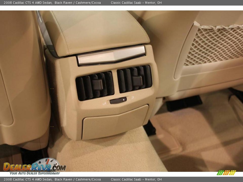 2008 Cadillac CTS 4 AWD Sedan Black Raven / Cashmere/Cocoa Photo #26