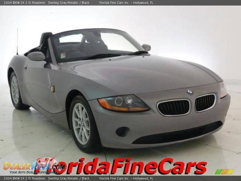 2004 BMW Z4 2.5i Roadster Sterling Gray Metallic / Black Photo #1
