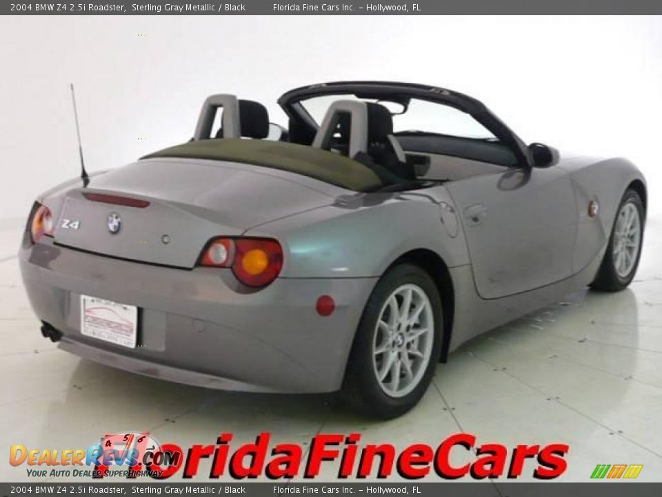 2004 BMW Z4 2.5i Roadster Sterling Gray Metallic / Black Photo #2