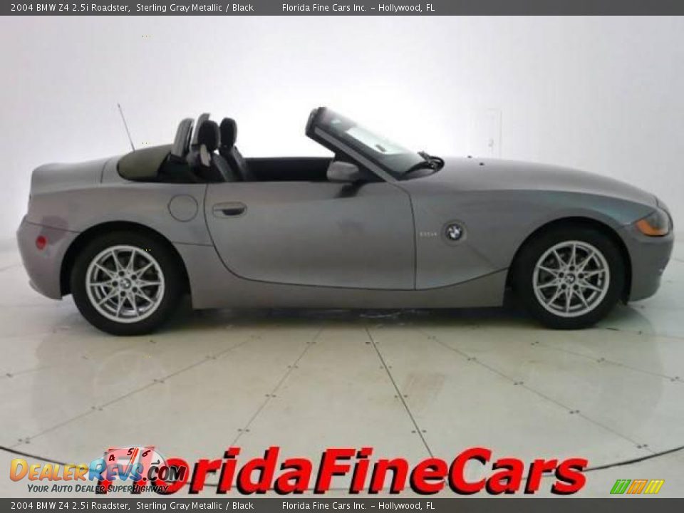2004 BMW Z4 2.5i Roadster Sterling Gray Metallic / Black Photo #4