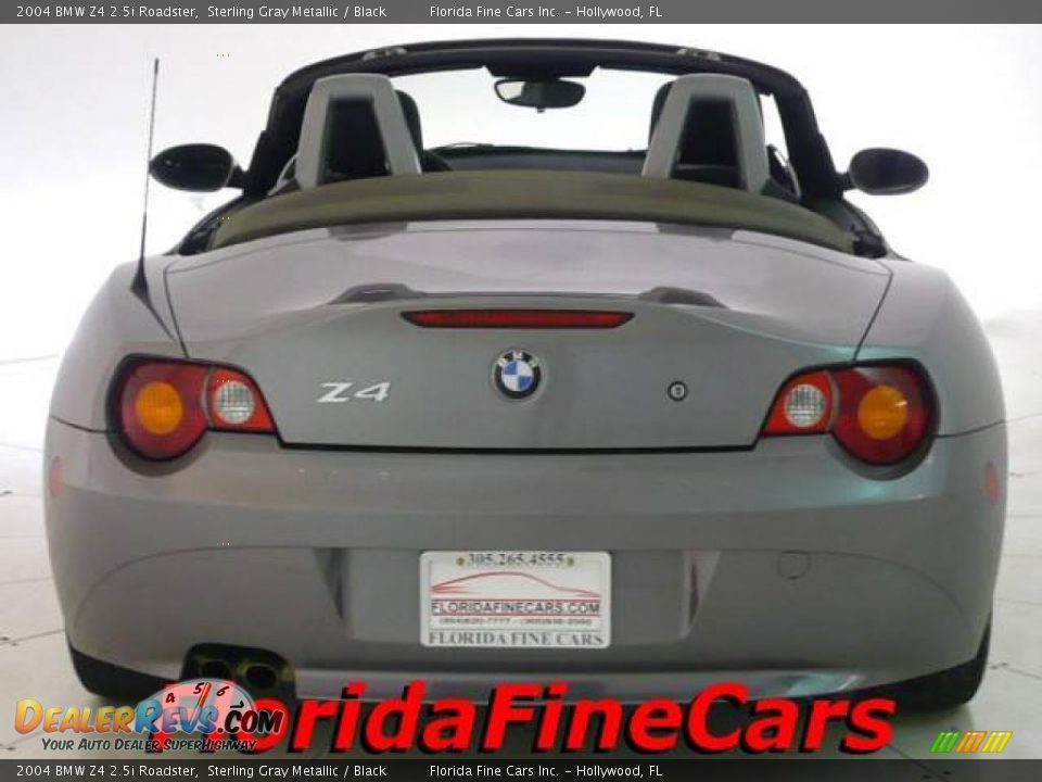 2004 BMW Z4 2.5i Roadster Sterling Gray Metallic / Black Photo #6