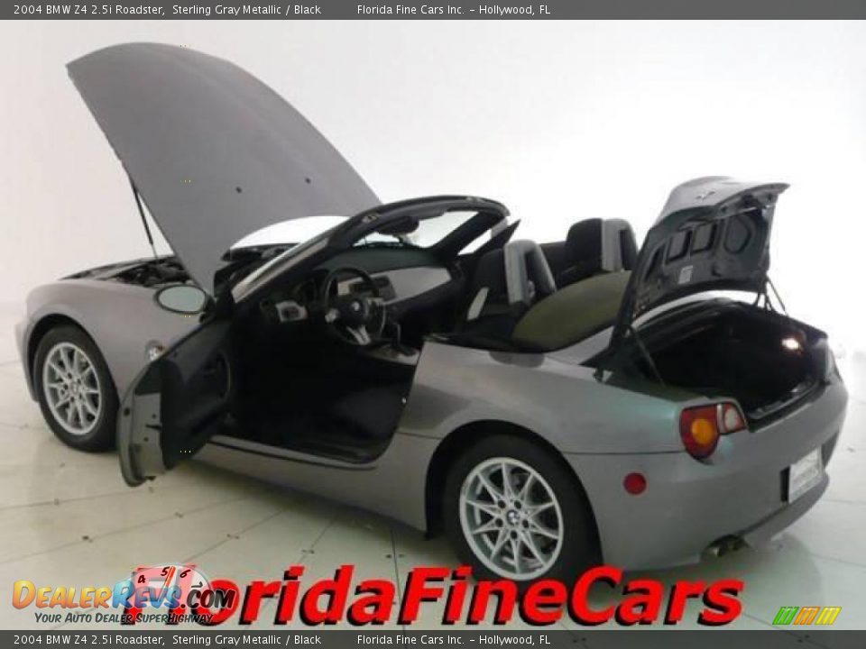 2004 BMW Z4 2.5i Roadster Sterling Gray Metallic / Black Photo #8