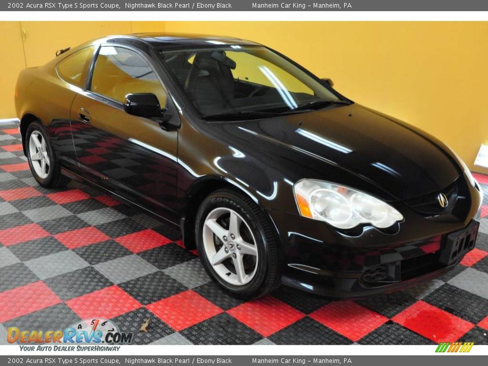 2002 Acura RSX Type S Sports Coupe Nighthawk Black Pearl / Ebony Black Photo #1