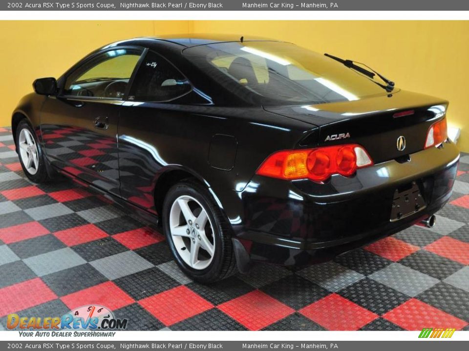 2002 Acura RSX Type S Sports Coupe Nighthawk Black Pearl / Ebony Black Photo #4