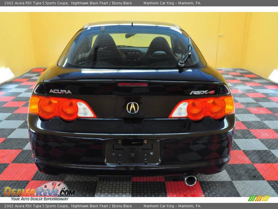 2002 Acura RSX Type S Sports Coupe Nighthawk Black Pearl / Ebony Black Photo #5