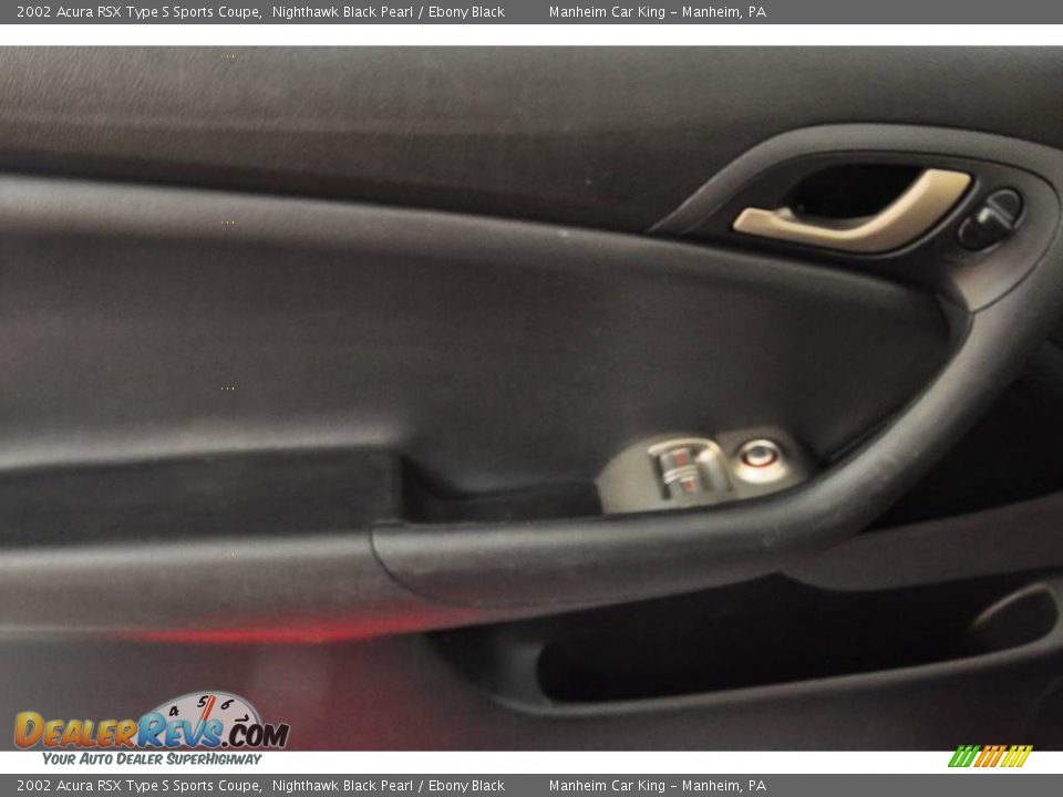2002 Acura RSX Type S Sports Coupe Nighthawk Black Pearl / Ebony Black Photo #12