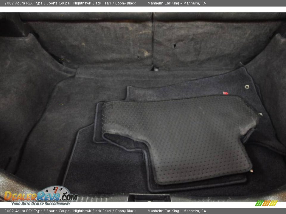 2002 Acura RSX Type S Sports Coupe Nighthawk Black Pearl / Ebony Black Photo #13
