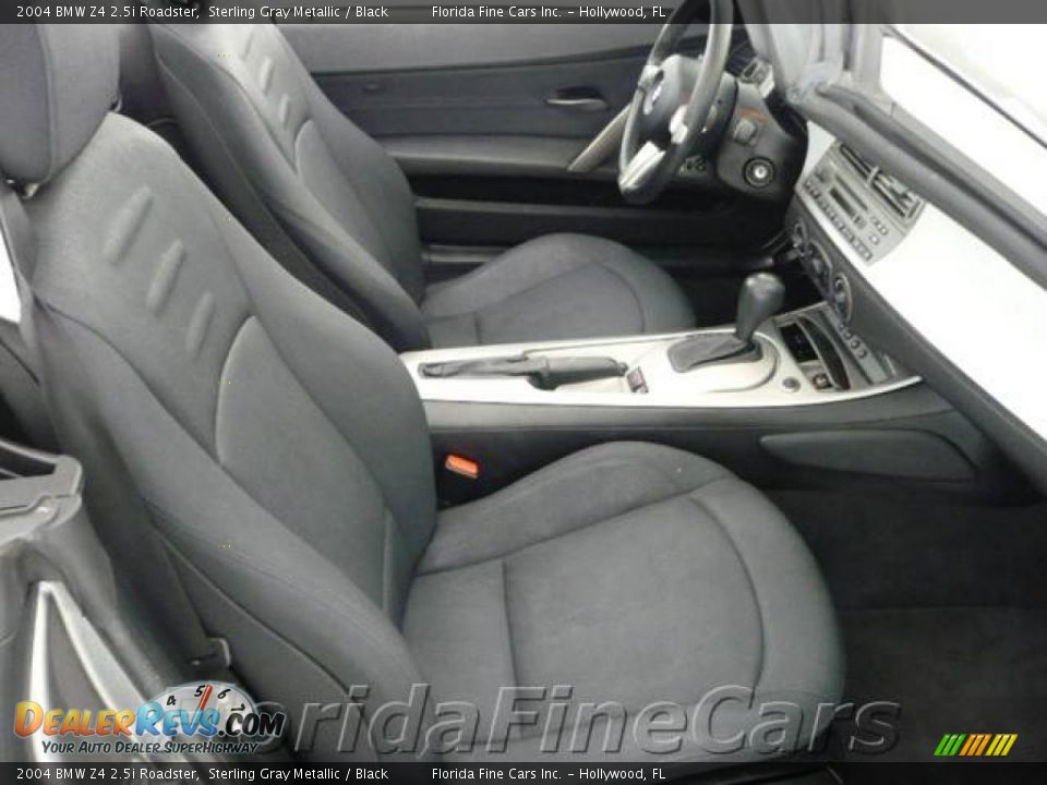 2004 BMW Z4 2.5i Roadster Sterling Gray Metallic / Black Photo #13