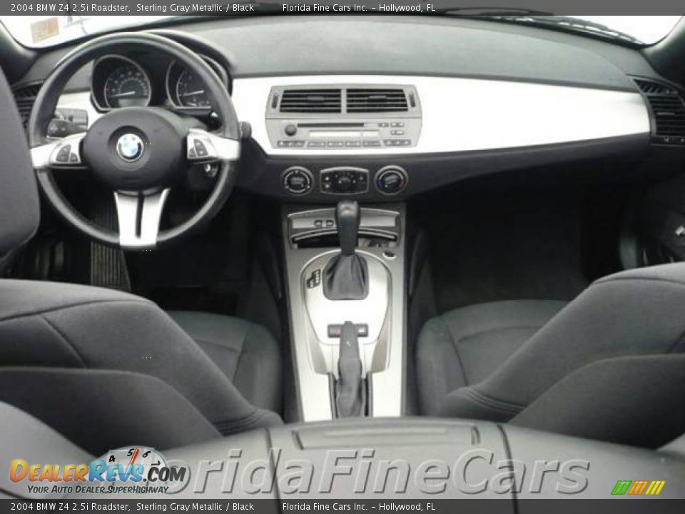2004 BMW Z4 2.5i Roadster Sterling Gray Metallic / Black Photo #14