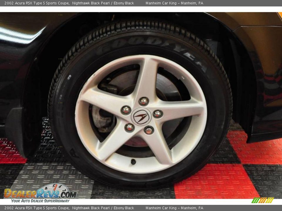 2002 Acura RSX Type S Sports Coupe Nighthawk Black Pearl / Ebony Black Photo #15