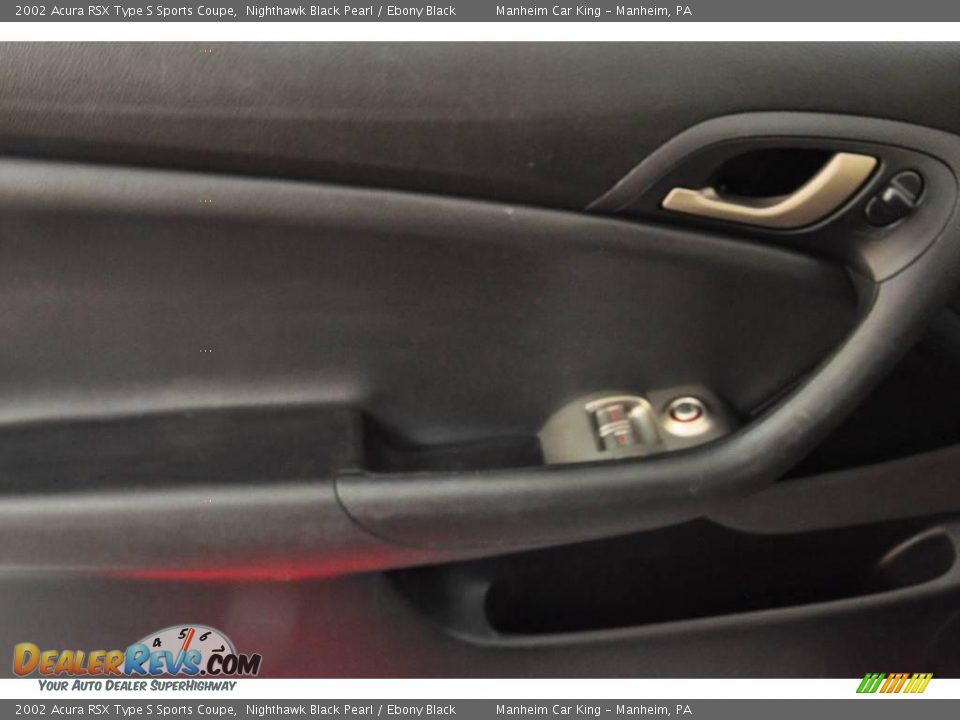 2002 Acura RSX Type S Sports Coupe Nighthawk Black Pearl / Ebony Black Photo #17