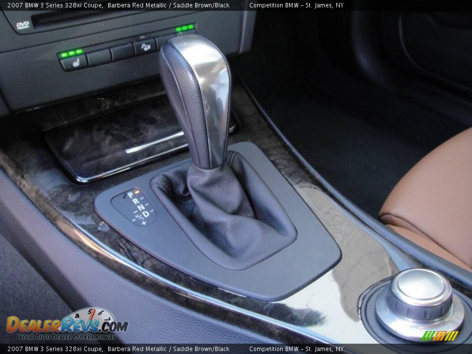 2007 BMW 3 Series 328xi Coupe Barbera Red Metallic / Saddle Brown/Black Photo #14