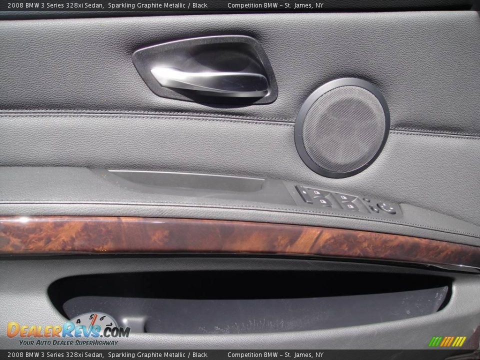 2008 BMW 3 Series 328xi Sedan Sparkling Graphite Metallic / Black Photo #8
