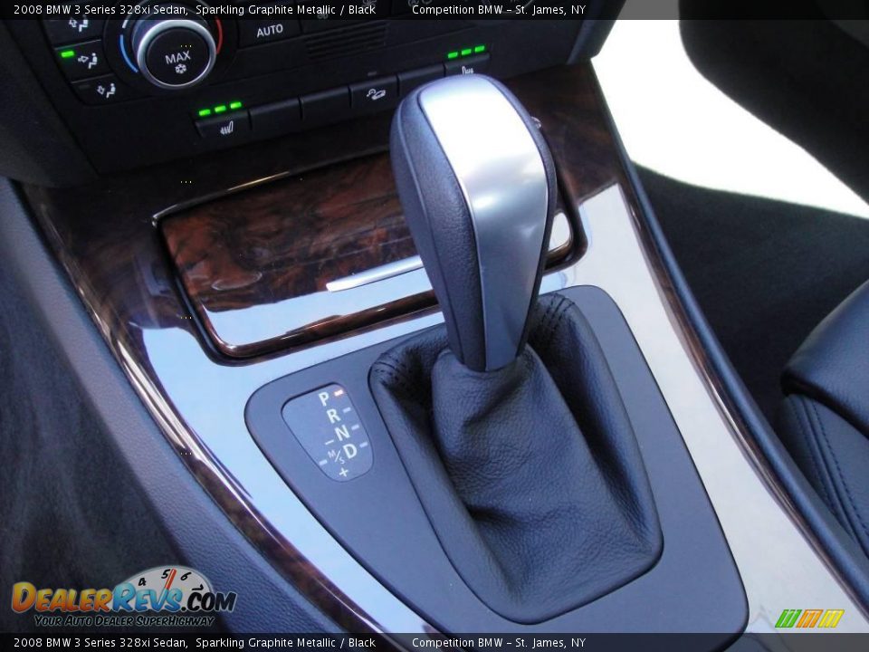2008 BMW 3 Series 328xi Sedan Sparkling Graphite Metallic / Black Photo #14