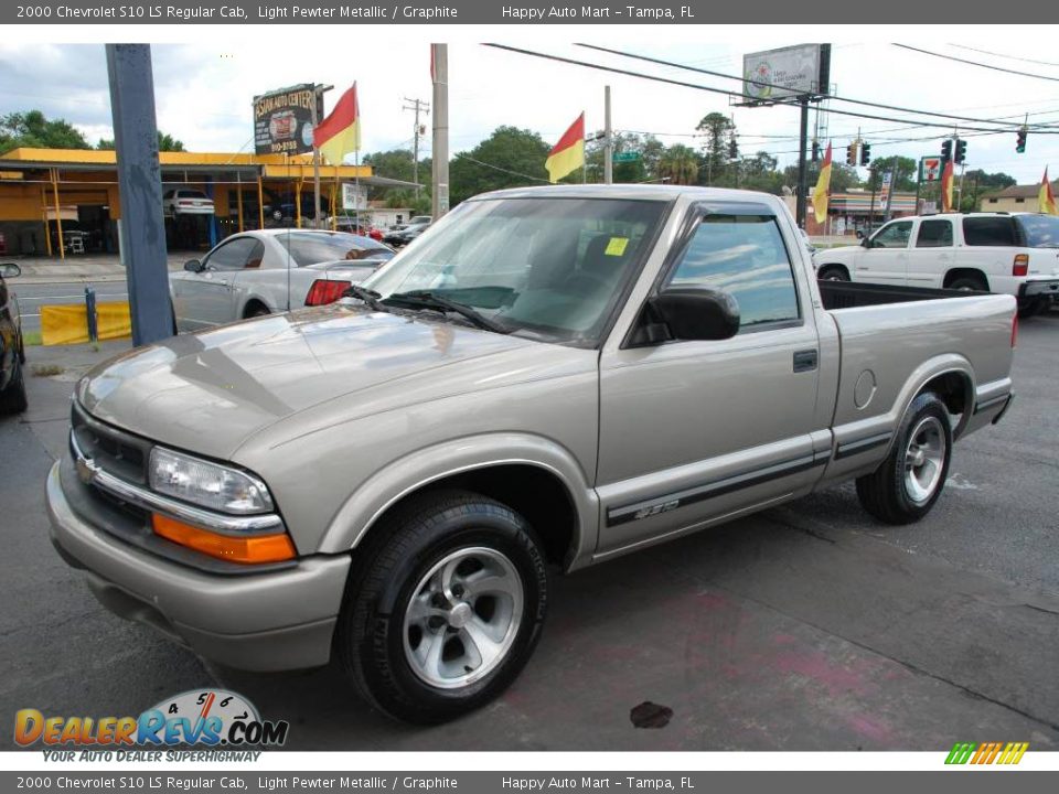 2000 Chevrolet S10 LS Regular Cab Light Pewter Metallic / Graphite Photo #1