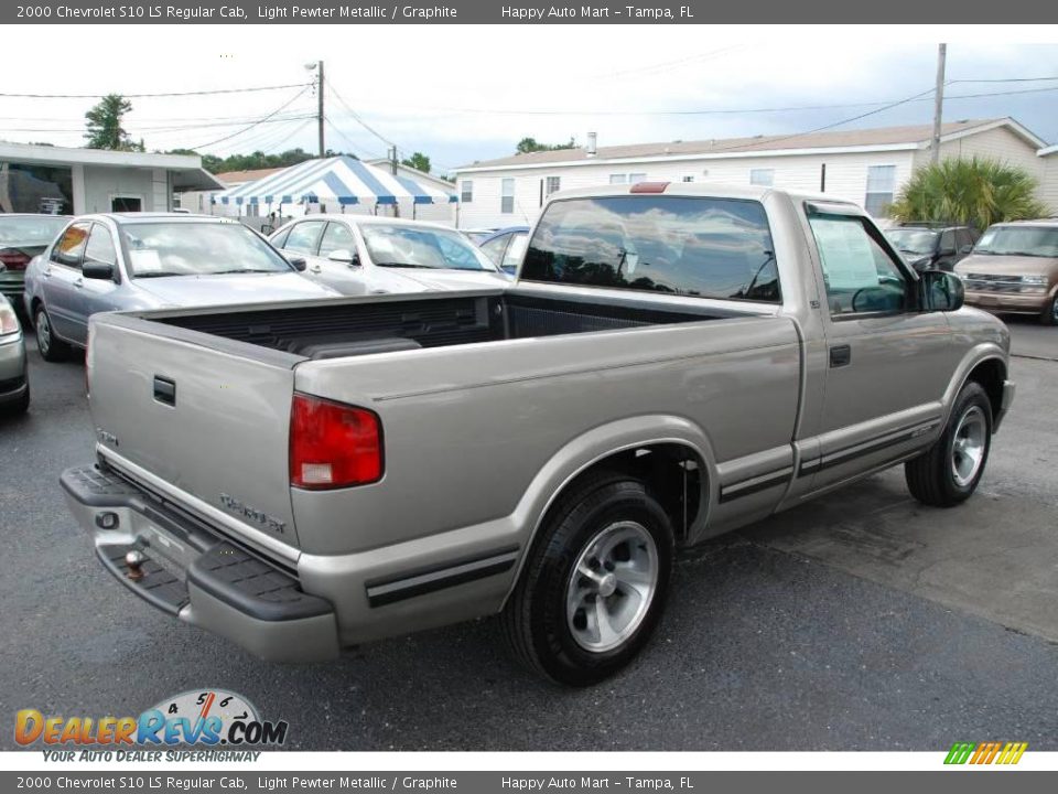 2000 Chevrolet S10 LS Regular Cab Light Pewter Metallic / Graphite Photo #5