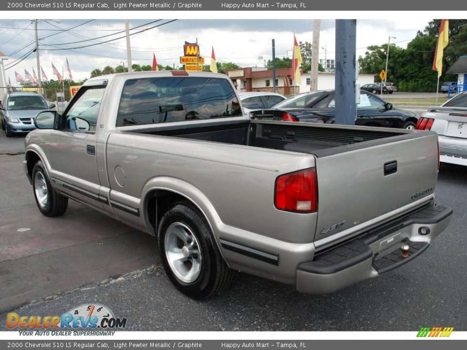 2000 Chevrolet S10 LS Regular Cab Light Pewter Metallic / Graphite Photo #6