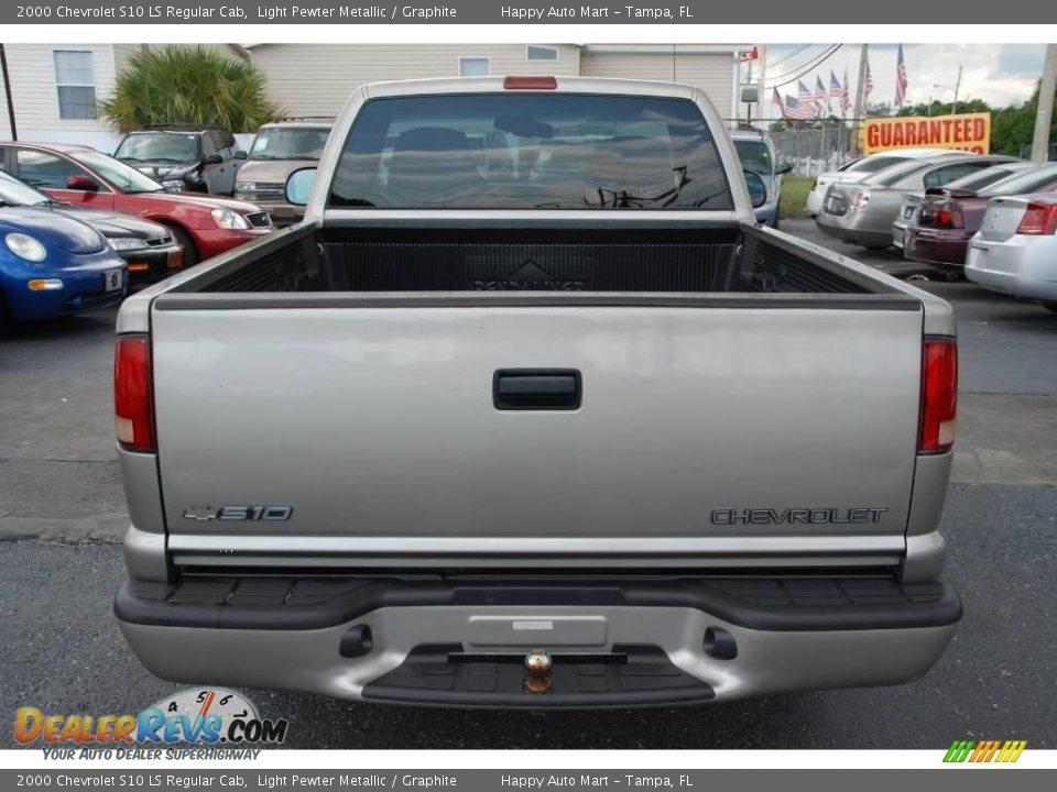 2000 Chevrolet S10 LS Regular Cab Light Pewter Metallic / Graphite Photo #8