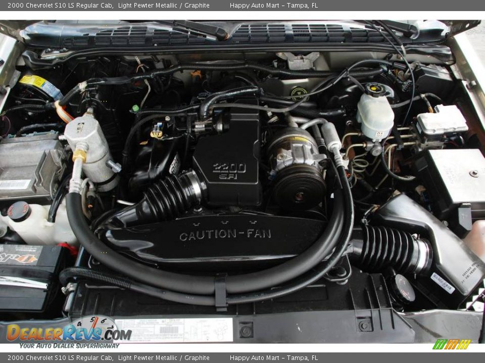 2000 Chevrolet S10 LS Regular Cab Light Pewter Metallic / Graphite Photo #22