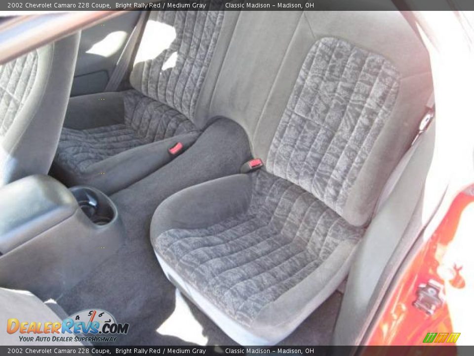 2002 Chevrolet Camaro Z28 Coupe Bright Rally Red / Medium Gray Photo #13