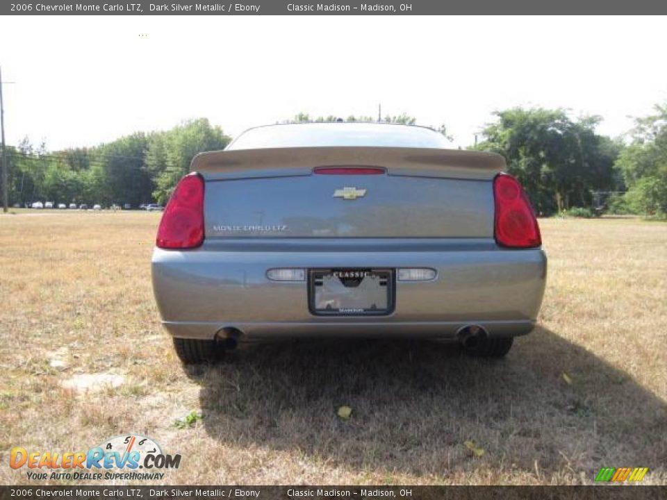2006 Chevrolet Monte Carlo LTZ Dark Silver Metallic / Ebony Photo #4