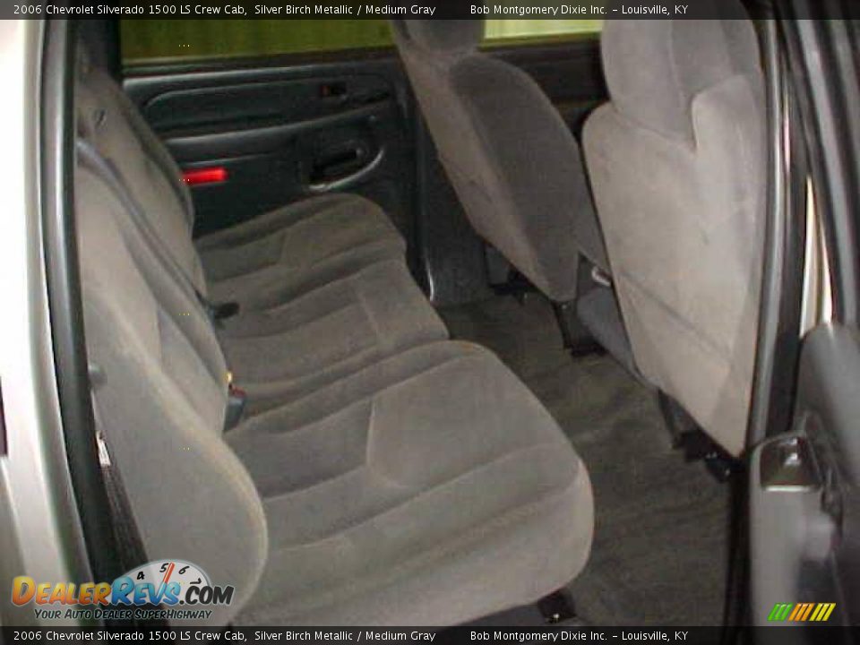 2006 Chevrolet Silverado 1500 LS Crew Cab Silver Birch Metallic / Medium Gray Photo #8