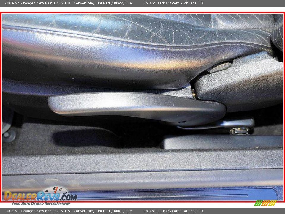 2004 Volkswagen New Beetle GLS 1.8T Convertible Uni Red / Black/Blue Photo #11