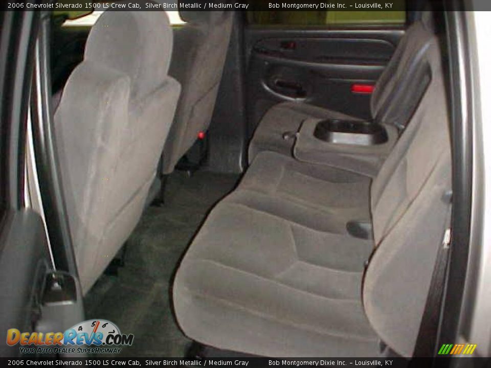 2006 Chevrolet Silverado 1500 LS Crew Cab Silver Birch Metallic / Medium Gray Photo #13