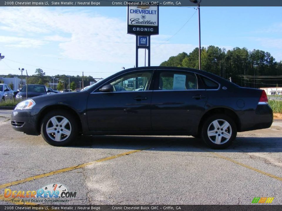 2008 Chevrolet Impala LS Slate Metallic / Neutral Beige Photo #1