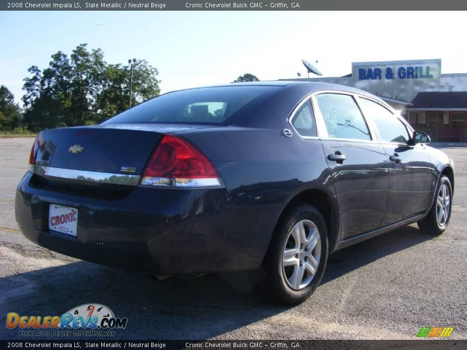 2008 Chevrolet Impala LS Slate Metallic / Neutral Beige Photo #6