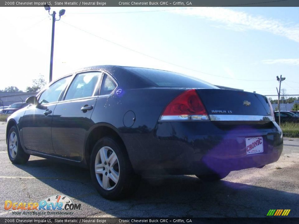 2008 Chevrolet Impala LS Slate Metallic / Neutral Beige Photo #7