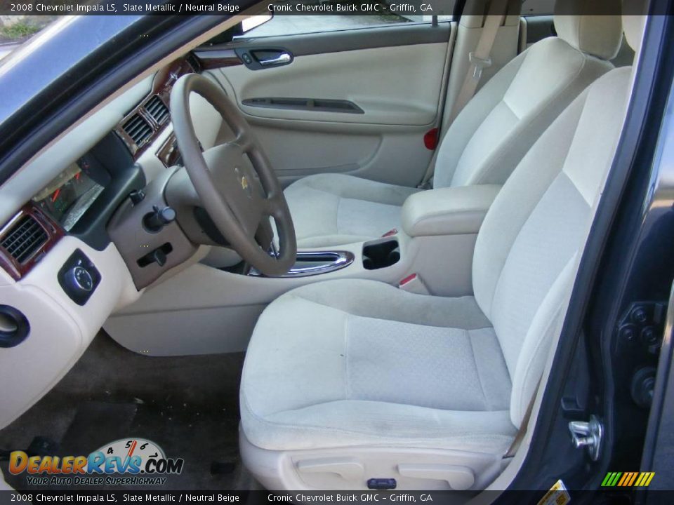 2008 Chevrolet Impala LS Slate Metallic / Neutral Beige Photo #10