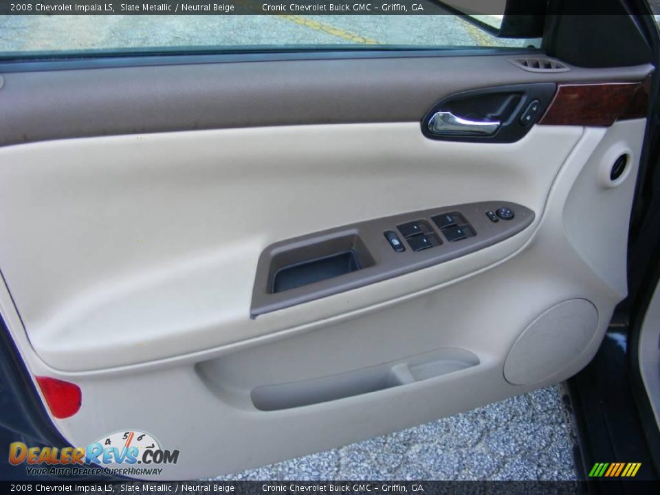 2008 Chevrolet Impala LS Slate Metallic / Neutral Beige Photo #11