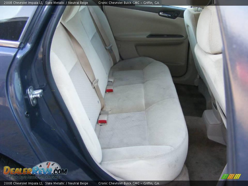 2008 Chevrolet Impala LS Slate Metallic / Neutral Beige Photo #14