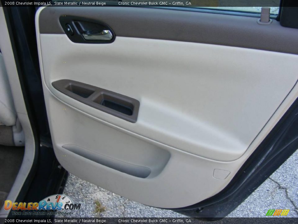 2008 Chevrolet Impala LS Slate Metallic / Neutral Beige Photo #15