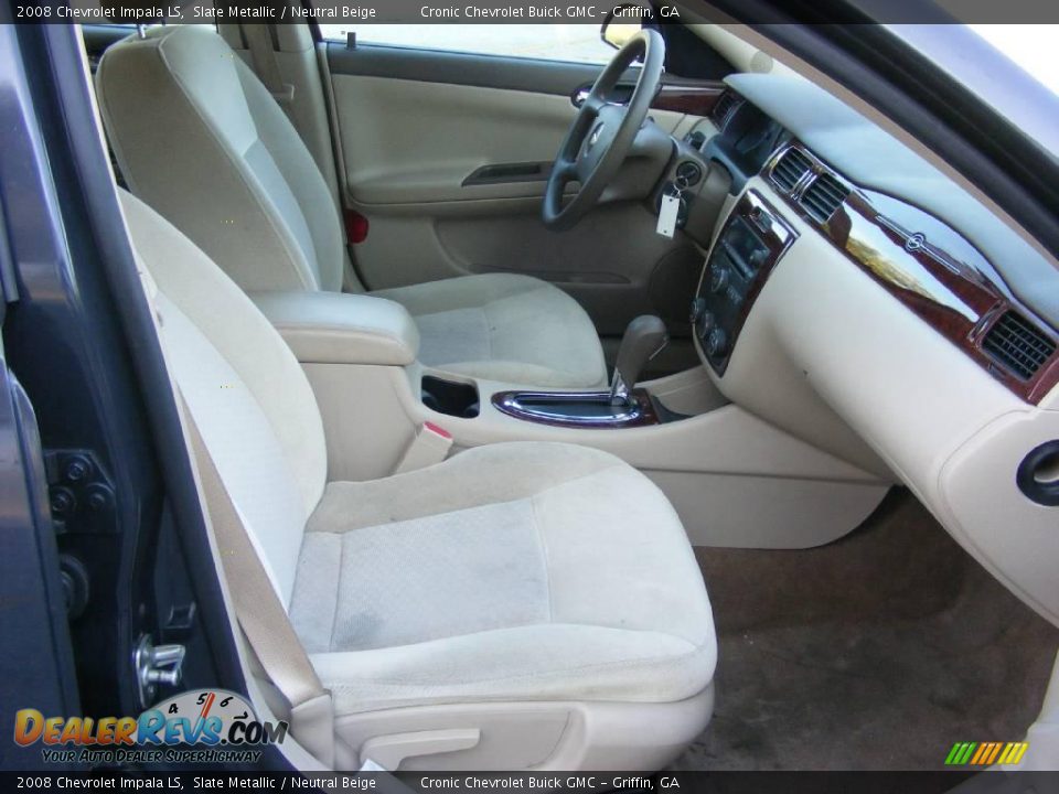 2008 Chevrolet Impala LS Slate Metallic / Neutral Beige Photo #16