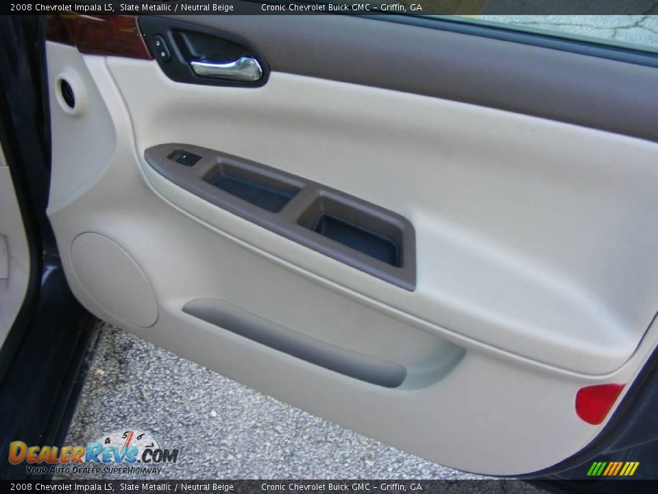 2008 Chevrolet Impala LS Slate Metallic / Neutral Beige Photo #17