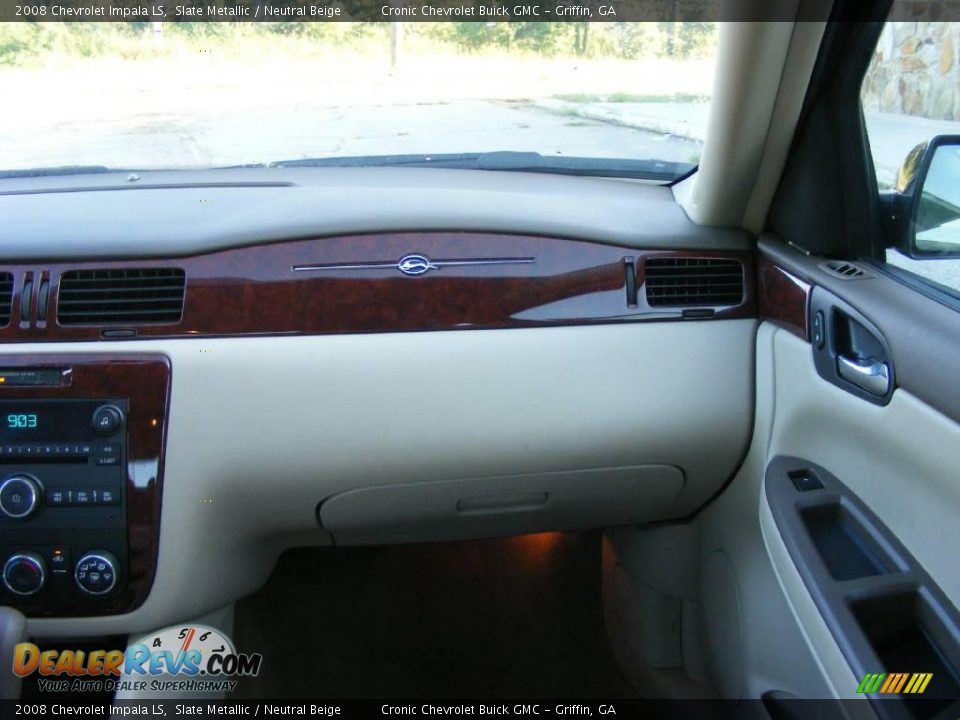 2008 Chevrolet Impala LS Slate Metallic / Neutral Beige Photo #18