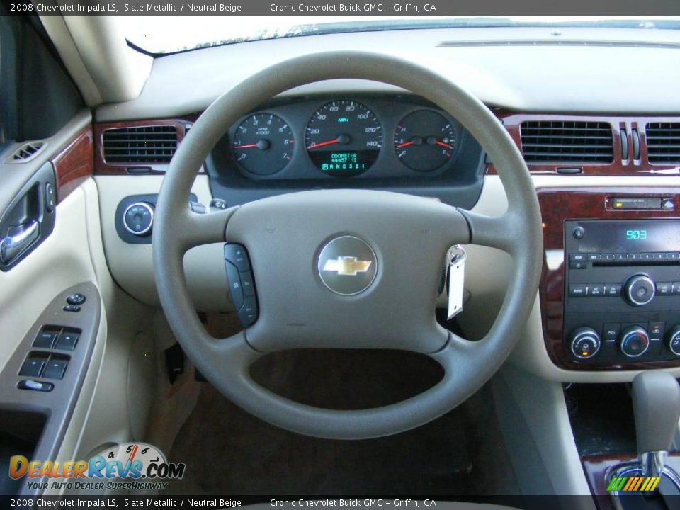 2008 Chevrolet Impala LS Slate Metallic / Neutral Beige Photo #20